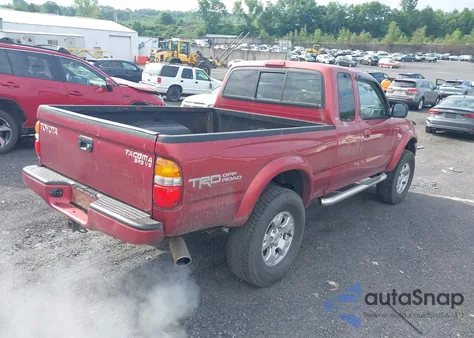 2002 Toyota Tacoma Base V6 из США, поврежденный, VIN 5TEWN72N12Z016370